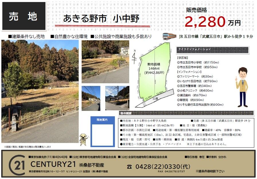 あきる野市小中野