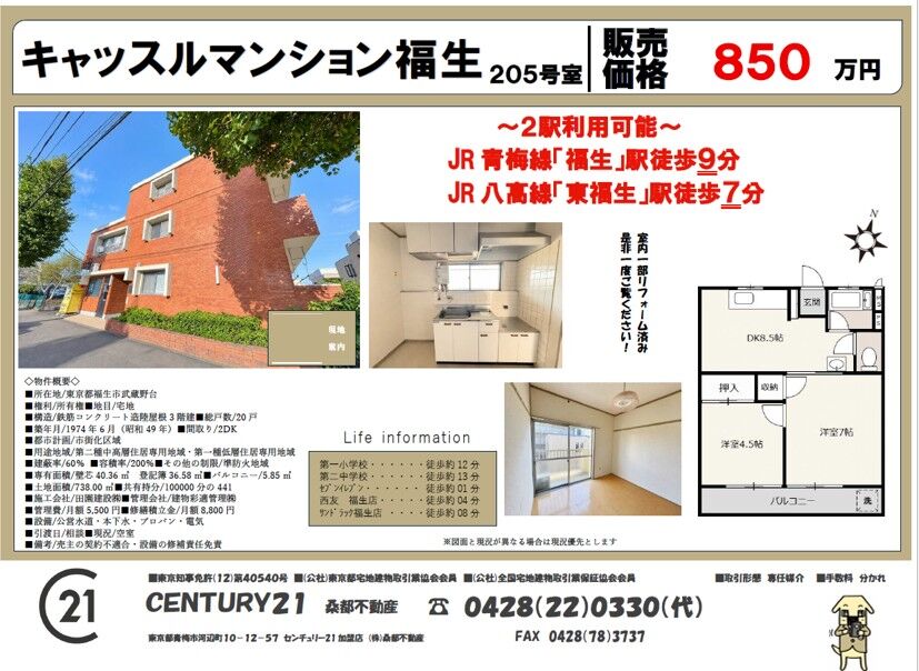 キャッスルマンション福生